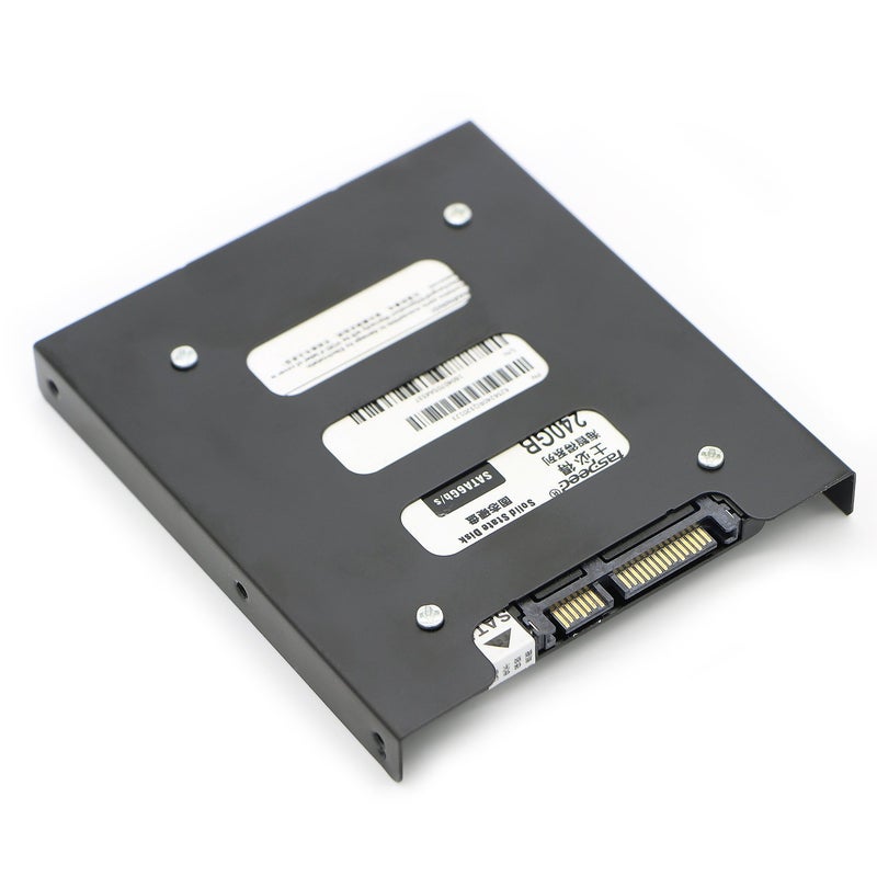 PASOW 2 Pack 2.5" to 3.5" SSD HDD Hard Disk Drive Bays Holder Metal Mounting Bracket Adapter for PC (Bracket) - Image 4